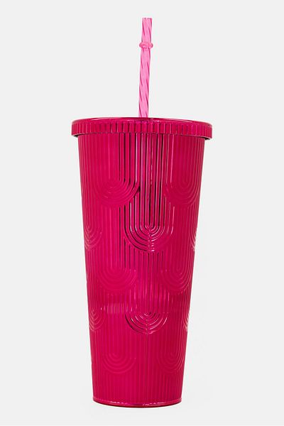 Vessel Mermaid Tumbler With Straw And Lid 710 ml, Pink