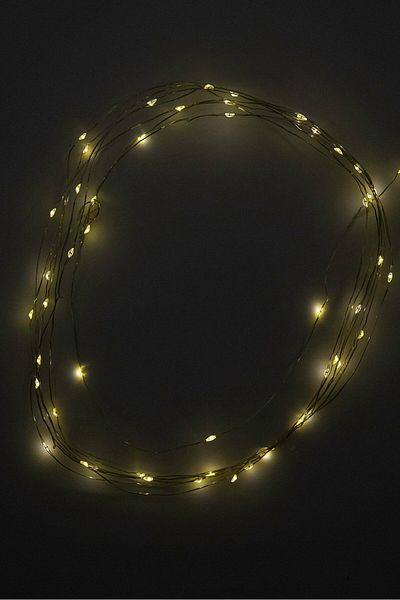 Muy Mucho Garland 50 Multicolour LED Light, Transparent
