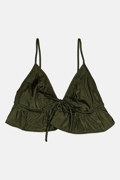 aerie Women Non Padded Bra, Green