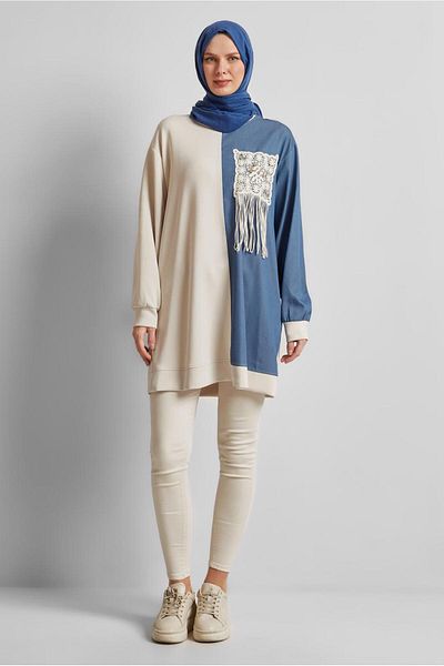 Alvina Tassel Detail Tracksuit Tunic 45569