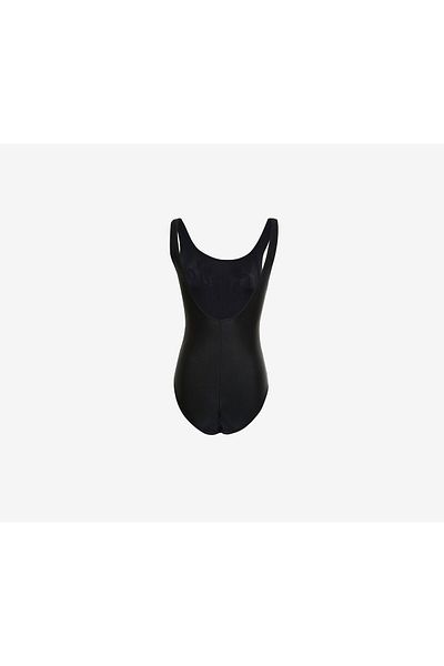 SPEEDO Women Shoshin U,Back Swimsuit, Black and White