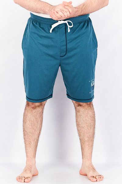 Tommy Hilfiger Men Drawstring Brand Logo Short, Teal Green