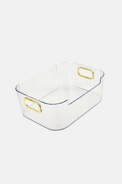 Oasis Home Multi Purpose Storage Bin, Transparent