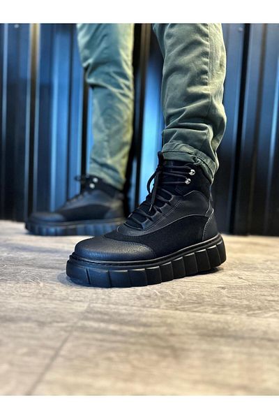 Knack Black High Sole Boots 104