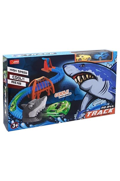 TRUST STORE مجموعة سباق القرش بارك فلوب مع سيارتين