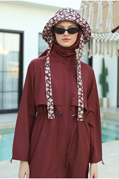 HEQA Reglan Kol Tesettür Mayo Bordo
