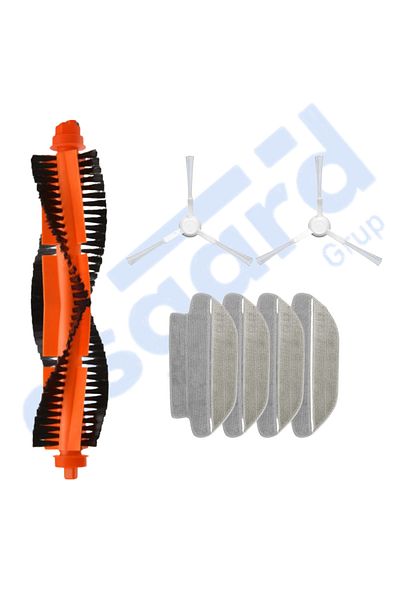 Asgard Grup Vi̇omi̇ Mop Pro, 3C, 3C Plus Compatible 1 Main Brush 2 Side Brushes 4 Mops
