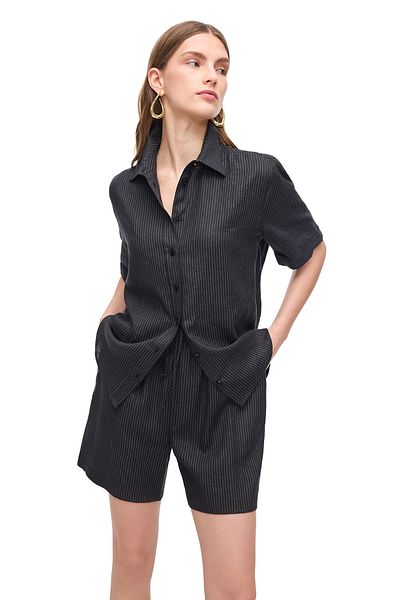 Perspective Black Gads Comfortable Fit Short Sleeve Shirt
