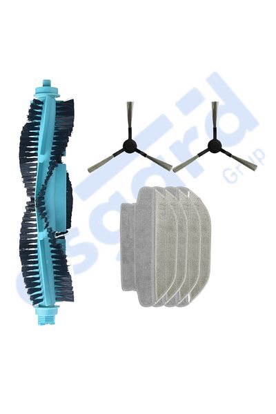 Asgard Grup Vi̇omi̇ Mop Pro, 3C, 3C Plus Compatible 1 Main Brush 2 Side Brushes 4 Mops