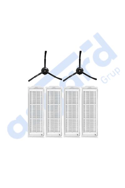 Asgard Grup Xiaomi Mop 2 Pro (Mjst1Shw) -Mop 2 Lite Compatible 2 Side Brushes 4 Filters