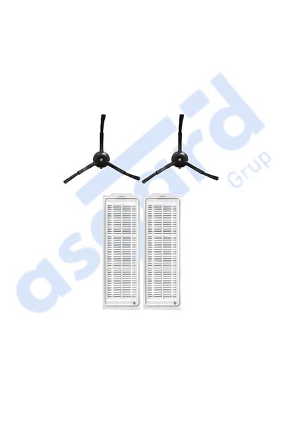 Asgard Grup Xiaomi Mop 2 Pro (Mjst1Shw) -Mop 2 Lite Compatible 2 Side Brushes 2 Filters