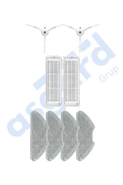 Asgard Grup Xiaomi Mop 2 Pro (MJST1SHW) - Compatibil cu Mop 2 Lite, 2 perii laterale, 2 filtre, 4 mopuri