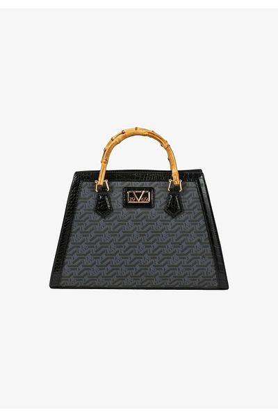 VERSACE 19V69 AKIKO AOP - Handbag - black