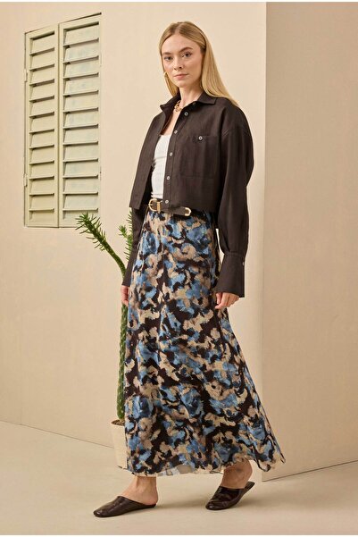 HEQA Çan Tül Etek Brush Desen