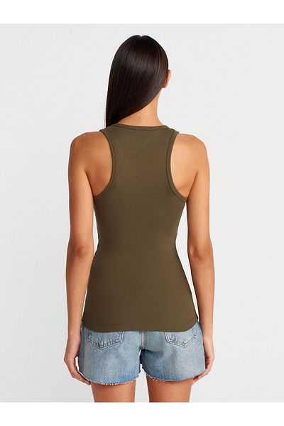Dilvin 31805 Χοντρό λουράκι Top-Khaki