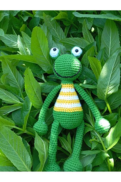 hobilanka Amigurumi oyuncak uyku arkadaşı kurbağa 🐸🐸
