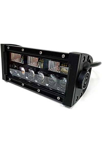 Generic مصباح ضباب عالمي LED شعاع ضوء 45 واط 2 صف لمبات LED للسيارات