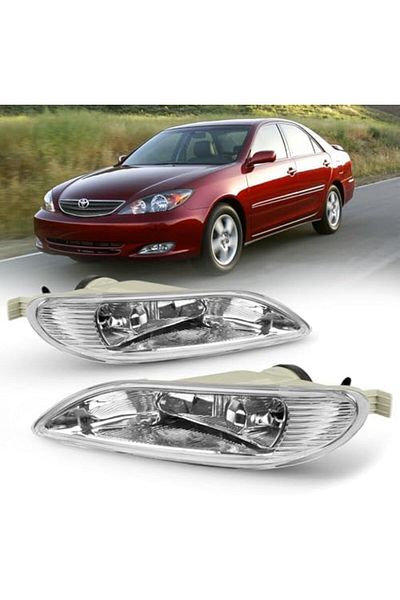 Kashafi CM2003TY Fog Lamp for Toyota Camry 2003, Bulb 9006 12V 55W, Fog Lights Assembly
