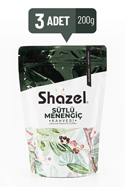 Shazel Sütlü Menengiç Kahvesi 3'lü X 200 gr