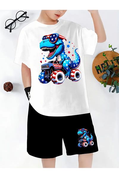 Cevval Children's T-Shirt and Pocket Shorts Set