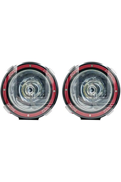 Generic Universal 9-inch Hid Xenon Fog Lights, 1km Range, Yellow Lens, Off-road Work Lamp For Car Suv, 2pcs