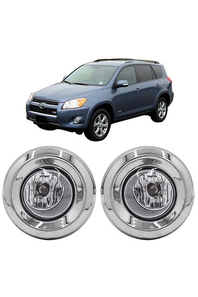 Thunder Fog Lights for Toyota RAV4 2005-2008 | Set of 2 | OEM Fit | Halogen | Switch & Wiring Included
