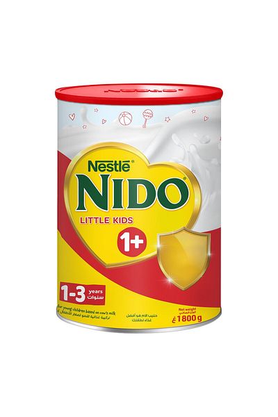 Nestle NIDO® Little Kids 1+ Growing Up Milk Powder Tin For Toddlers 1-3 Years 1.8 kg