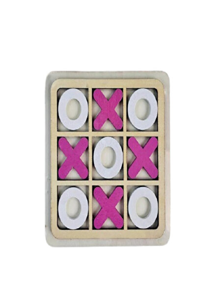 rexa لعبة ألغاز "تيك تاك تو" الخشبية - لعبة ألغاز كلاسيكية للتفاعل بين الوالد...