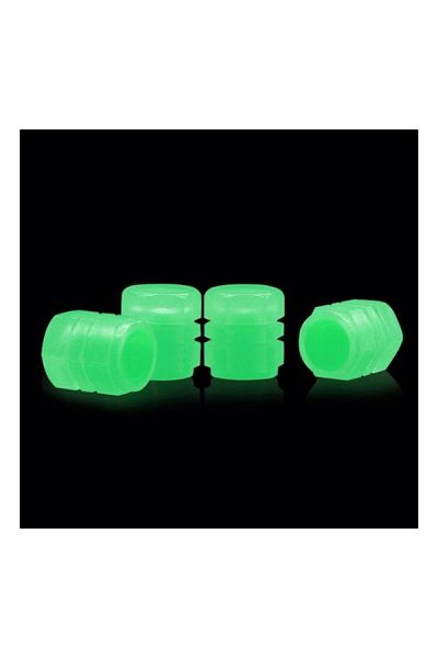 MOR SALKIM HOME Phosphorized Valve Cap for Aaraba 4 Pcs