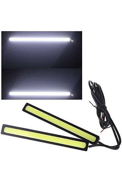 SULFAR 4W COB Car LED DRL Daytime Running Fog Lamp Light Bar White 12V GK1149