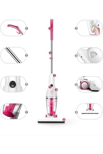 Denx Dinex Handheld Vacuum Cleaner, 500W, 1.5L Dust Capacity, 4.2m Cable, DX2063