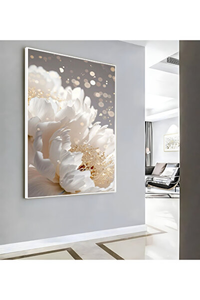 Harika bir ev HARİKABİREV|SEVİLEN BEYAZ ÇİÇEK MODELİ ( CKD-135) |ÇERÇEVELİ KA...