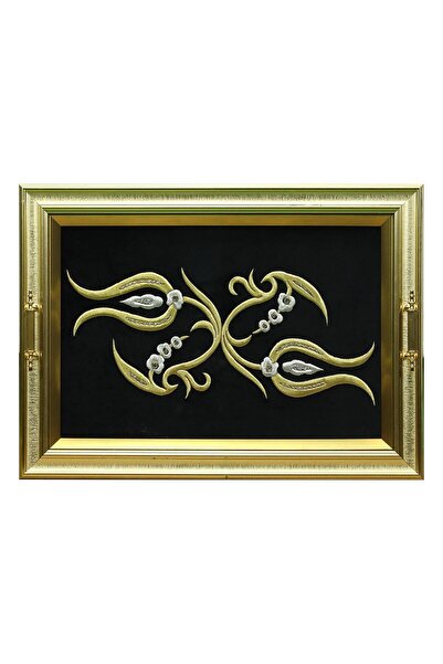 e38 EL İŞÇİLİĞİ MARAŞ İŞİ TEPSİ 40*51 CM - 6286