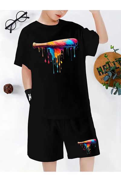 Cevval Children's T-Shirt and Pocket Shorts Set