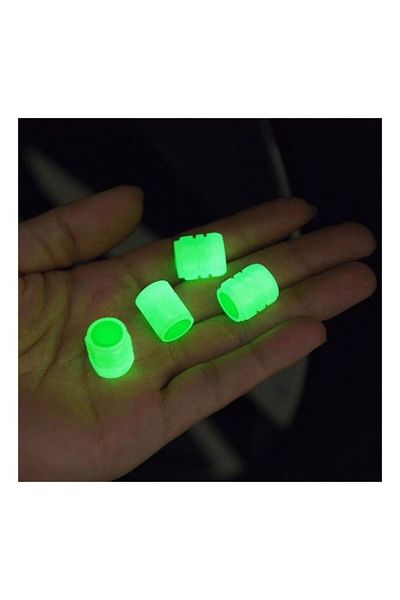 MOR SALKIM HOME Phosphorized Valve Cap for Aaraba 4 Pcs