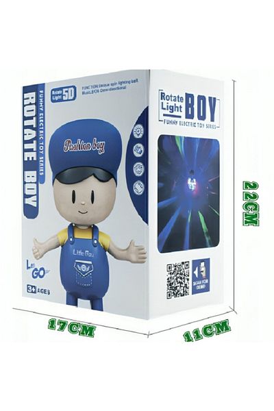 rexa Fashion Boy Funny Electric Toy – Interactive Light & Music Toy for Kids