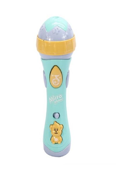 rexa Wireless Music Microphone Toy for Kids – Plastic Karaoke Mic with Sound & Lights