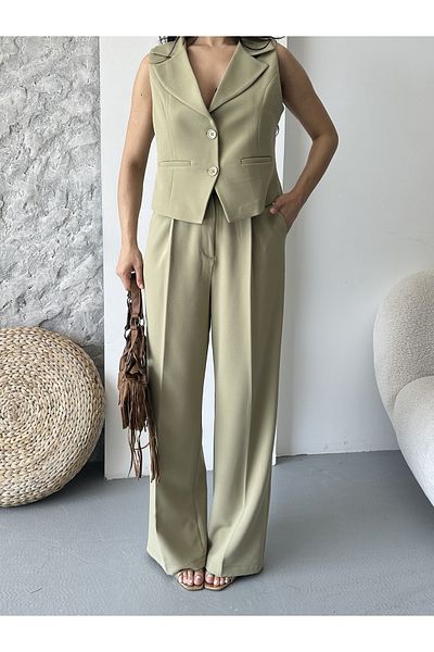 MYGİYİMİSTANBUL Vest Trousers Set