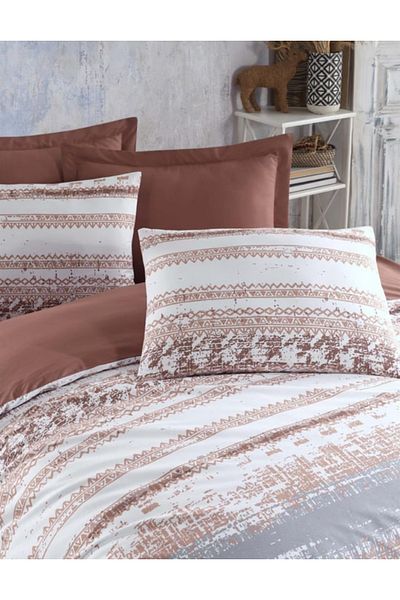 Altınbaşak Комплект двойни пликчета за завивка Sinamon Cotton Duvet Cover