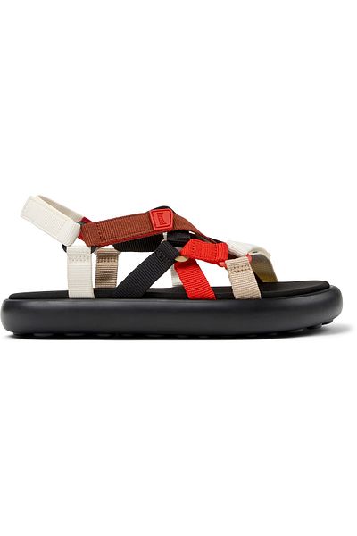 CAMPER Men’s Colorful Hook And Loop Cross-Band Soft Sole Summer Open-Toe Lightweight Twins