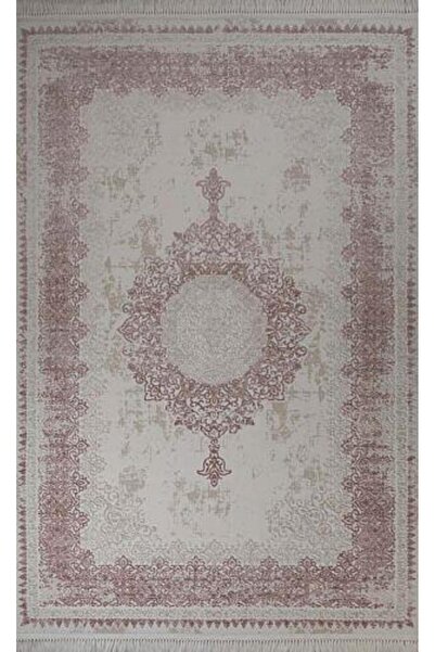 Gabardin Alessa 8012 Pudra Serisi Triko Akrilik Salon Oturma Yatak Odası Halısı