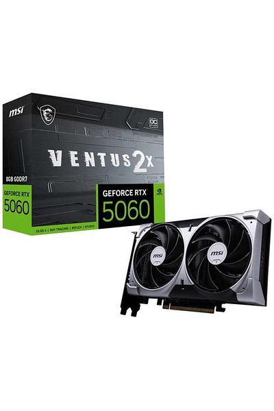 MSI 8Gb Rtx5060 Ventus 2X Oc Gddr7 128Bit HDMI Dp Pcie 5.0