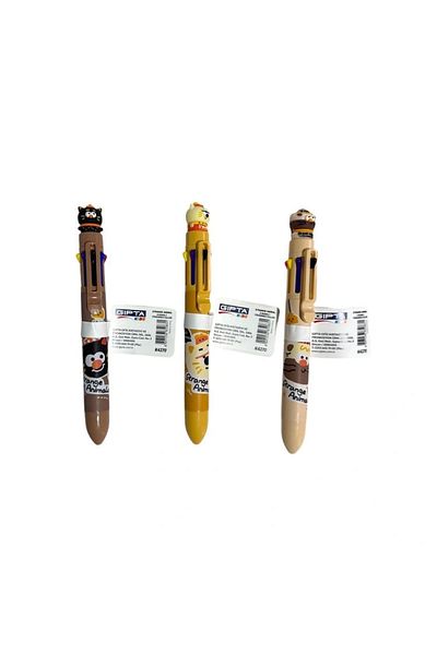Gıpta Gipta K4270 8 Colors Strange Animals Ballpen - Single
