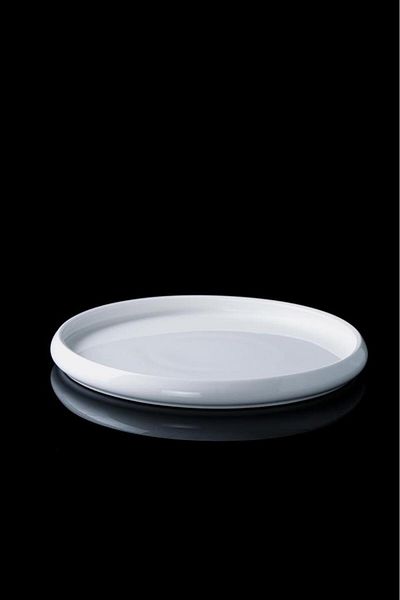 ACAR Bianco Perla 4 Pieces Porcelain Round Serving Plate - 26 cm Sct-21-0219