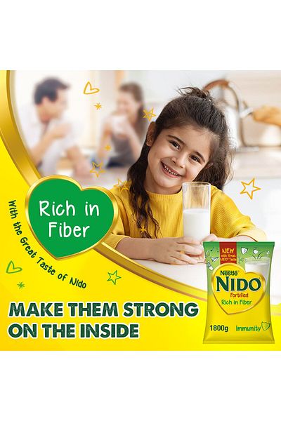 Nestle Nido Fortified Milk Powder Rich in Fiber 1.8 kg