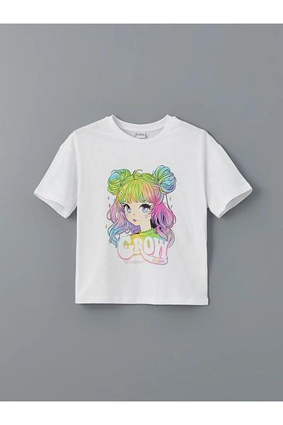 LC Waikiki Tricou pentru fete LCW Kids Crew Deck (S5)