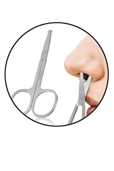 SEVRU MAKAS İnce Tasarım Ultra Hafif, Küt Burunlu Kaş, Bıyık, Burun Kılı Kesm...