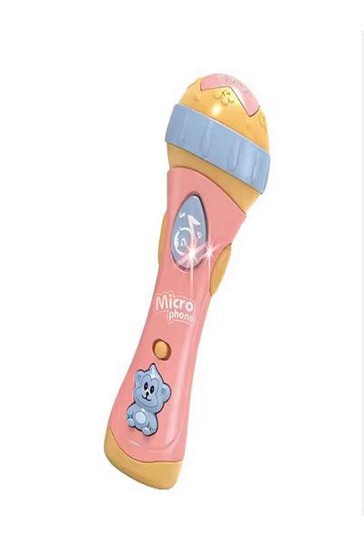rexa Wireless Music Microphone Toy for Kids – Plastic Karaoke Mic with Sound & Lights