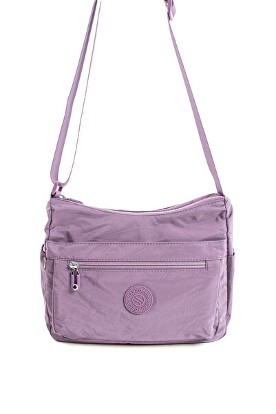 Sanmorris حقيبة كتف نسائية متعددة العيون مقاومة للماء من قماش المظلة قابلة لل...