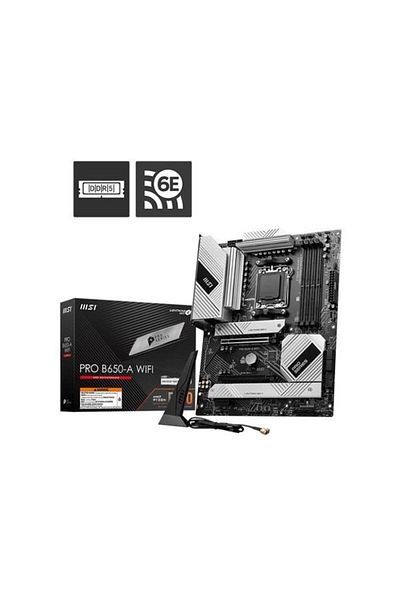MSI Pro B650-A Wifi6E Ddr5 Hdmi-Dp Pcie 4.0 Am5 Atx